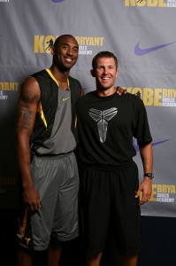 Basketball Coach Ganon Baker and Kobe Bryant