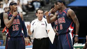 Coach K, Lebron James, & Carmelo Anthony