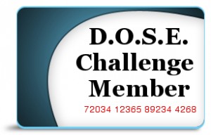 D.O.S.E. Challenge Membership Card